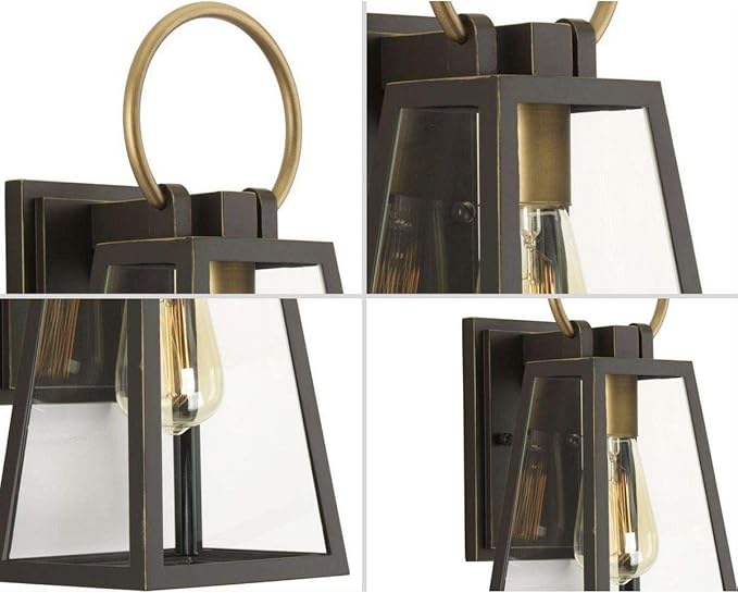 Progress Lighting P560077-020 Barnett Outdoor, Bronze, 15.13x6.50x6.50