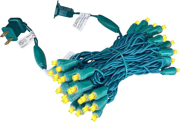 Christmas Lights LED Commercial Mini LED String Lights, 120V UL, Green Wire Xmas Lights for Indoor & Outdoor Use | Lumora