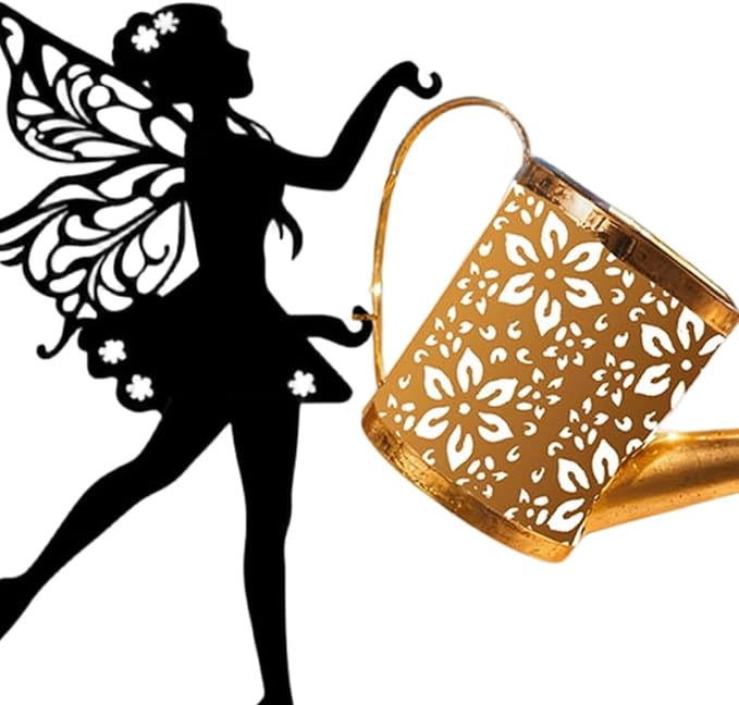 Solar Watering Can Lights | Rustproof LED Ambient Lighting - Outdoor LED Solar Powered Fairy Lights - for Yard Lawn Patio Porch Pathway Walkway Park Balcony Party Birthday Women Mom Grandma