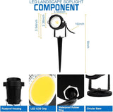 EAGLOD 5W Landscape Lighting,Low Voltage Landscape Lights, Outdoor 12V~24V Waterproof Landscape Spotlight for | Lumora