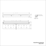 WAC Landscape Lighting, Hardscape 18in LED 12V Strip Light with Quick Release and 2-CCT - Outdoor Path Light | Lumora