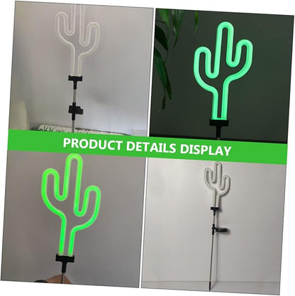 Gatuida Solar Cactus Lawn Light Unique Outdoor Garden Decor Waterproof Solar Light Insert for Yard for Patios and Pathways