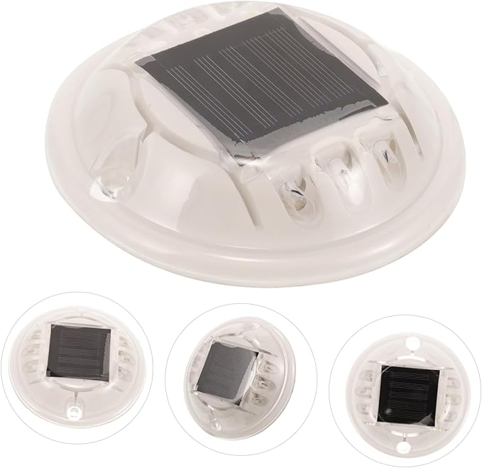 STOBOK Solar Pathway Lights 2.4G Wireless Colorful LED Ground Lights Solar Powered Outdoor Landscape Lighting for Garden Deck and Walkway 4-Piece Set
