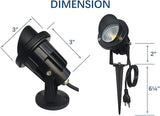 LED Outdoor Spotlight Flag Light 120V 10W Waterproof Spot Lights for Yard Flagpole House Tree Plug in Christmas | Lumora