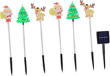 Pack of 6 Easy Installion Solar Ground Lights Easy Push Into Soil for Instants Festival Ambiances in Yard and | Lumora