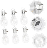 DOITOOL 6pcs Solar Powered Copper Wire Led Hanging Bulb Warm White Light for Garden Patio and - Outdoor Wall Light | Lumora