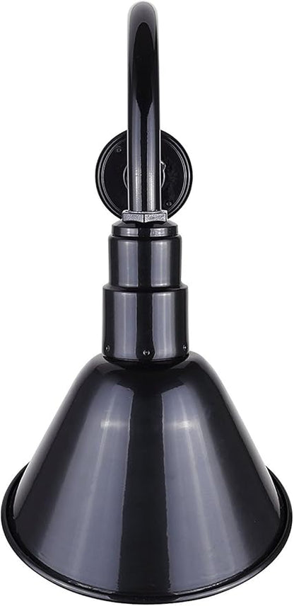 CANARM BL10WACBK Outdoor Aluminum Barn Light , Black , 10 Inch