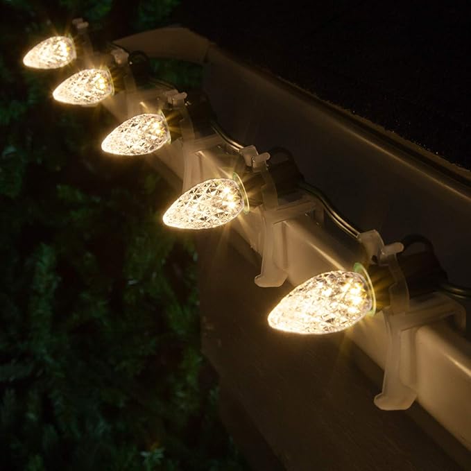 Wintergreen Lighting 25 C7 Opticore Commercial Warm White Christmas Lights - Outdoor LED Heavy Duty Bulbs for | Lumora