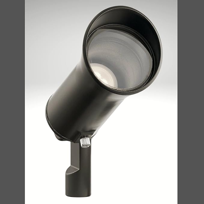 Kichler Landscape 28311 Showscape 3 Watt Olde Bronze MR11 LED Low Voltage Hardwired - Outdoor Security Flood Light | Lumora
