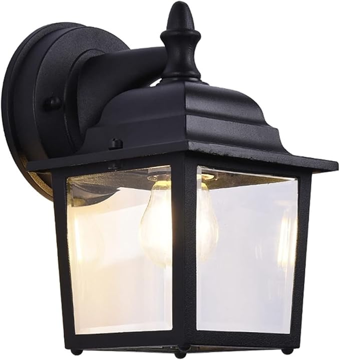 Outdoor Lamp Post Light Wall LED Outdoor Mounted Porch Retro Wall Light Black Rustic Loft Antique Wall Lamp Edison | Lumora