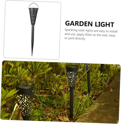 Solar Yard Lights Outdoor Waterproof Solar Garden Path Lights Warm White Landscape Lighting for Lawn Patio Backyard Decoration