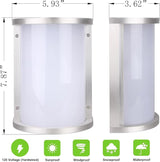 LIT-PaTH LED Bulkhead Light, Exterior Wall Light Fixture, 12.5W, 950 Lumen, 3000K Warm White, Aluminum, Outside | Lumora