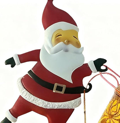 Solar Lights for Outside,Waterproof Santa Claus Watering Can Design,Decorative Solar Watering Can with Lights - for Walkway Courtyards Backyard Pathway Terrace Balcony Landscaping Porch Patio