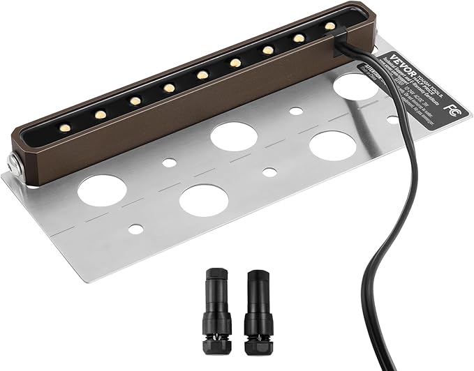 VEVOR LED Hardscape Lighting, 6.8 Inch Retaining Wall Lights, 3W 12V-24V AC/DC Low Voltage Paver Light, IP68 | Lumora