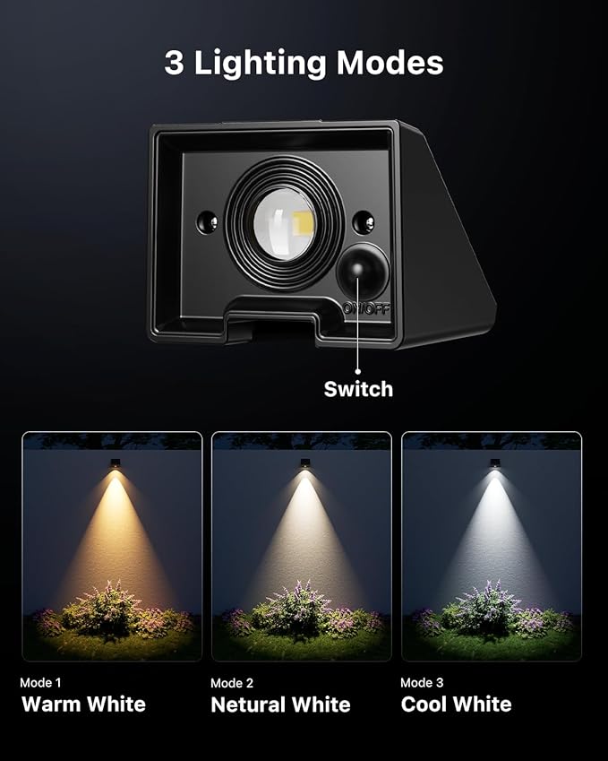 16 Pack Solar Powered Fence Lights Outdoor Wall Mount Decorative Waterproof Down LED for Deck, Outside Stairs, Pool | Lumora