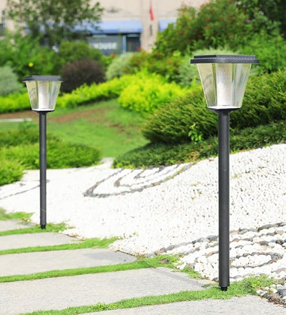 Solar Pathway Lights Outdoor Solar Powered Garden Light IP65 Waterproof Landscape Lighting Auto On/Off Solar Yard Lights for Walkway Driveway Landscape Lighting