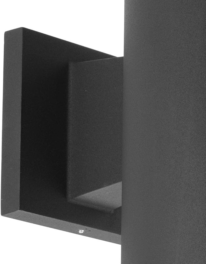 Progress Lighting 6-Inch Cylinder Outdoor Wall Sconce, 1-Light Modern Wall Mount Light, Interior and Exterior | Lumora