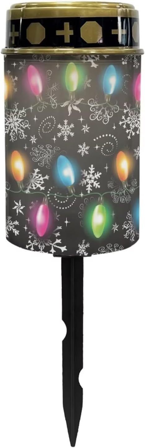 Colored Xmas Lights Solar Garden Lights Outdoor Waterproof Cemetery Decorations for Grave Outdoor Lights