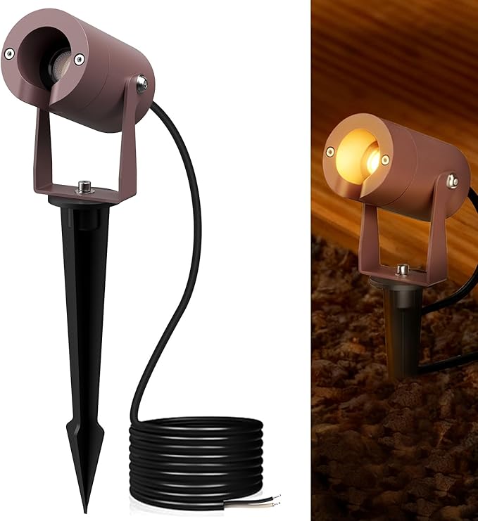 Low Voltage LED Landscape Spotlight, 3W 12V AC/DC Outdoor Landscape Spotlights Waterproof for Garden, Yard | Lumora