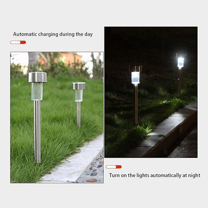 Solar Lights Outdoor 10 Pack Solar Pathway Lights Outdoor Waterproof LED Solar Powered Outdoor Lights Solar Garden Lights for Pathway Walkway Yard