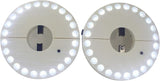 EcoGecko 2 Pack Super Bright LED Umbrella Pole Light, Battery Operated, White | Lumora