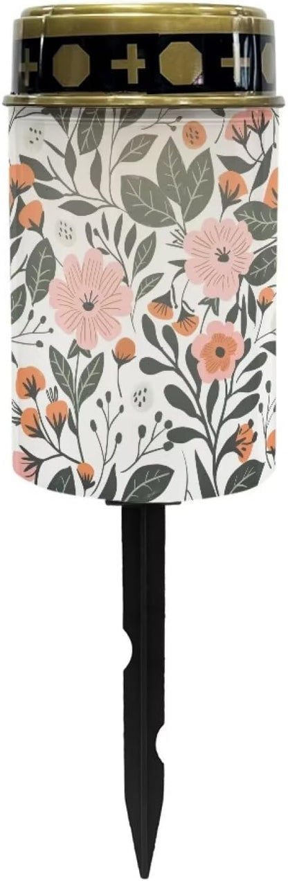 Cute Flowers Outdoor Lights Solar Solar Lights Outdoor Pathway Garden Solar Lights Pathway Lights Solar Landscape Lighting Outside Solar Lights for Yard Solar Pathway Lights
