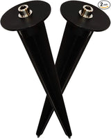 2 Pack Metal Ground Stake for LED Flood Lights, Compatible with 10W-100W, Outdoor Mount for Gardens, Yards, and | Lumora