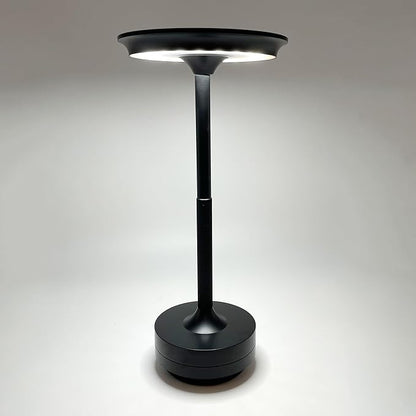 Cordless Table Lamps Rechargeable, Portable Battery Operated Lamp, Stepless Dimming LED Table Light with Memory Function, for Outdoor/Dinner/Patio/Restaurant, (Black 4 Pack)