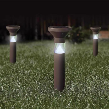 Feit Electric OneSync Oil Rubbed Bronze Bronze Solar Powered 40 W LED Bollard Light 1 pk