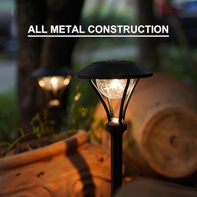GOODSMANN Low Voltage Pathway Lights Landscape Lighting Outdoor Path Lights Wired LED 1W 60 Lumens 3000K Aluminum | Lumora