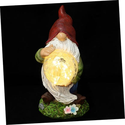Outdoor Decorative Solar Garden Lights Resin Craft Landscape Light Solar Pathway Lamp