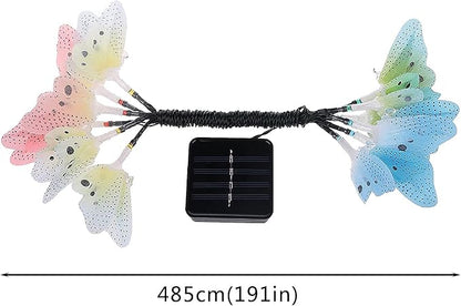 Solar Outdoor Lights, Garden Lights, 12 LED Butterfly Decorative Lights for Fence, Yard, Pathways, Solar Spot Lights Outdoor, Security Lights, Outdoor Lamp, Cute Stuff