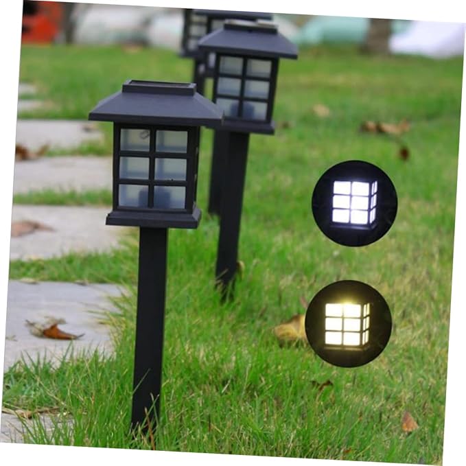 Angoily LED Solar Step Light Outdoor 5PCS Solar Pathway Lights Waterproof Solar Garden Lights Solar Powered Landscape Lights for Yard Walkway Patio