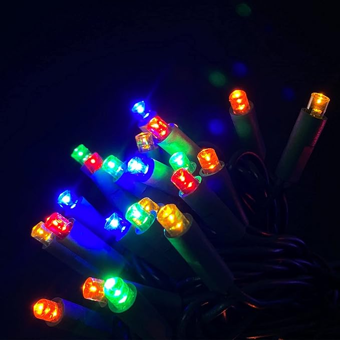 Everfit Lighting 50 Count 5MM Wide Angle Led Christmas Lights Set,Outdoor Led String Lights for Garden Patio | Lumora