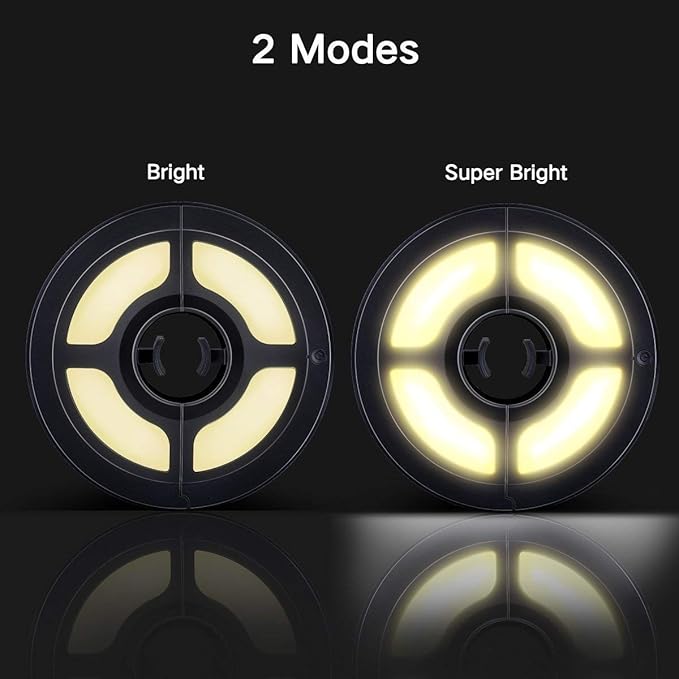 Rechargeable Warm White Umbrella Light 2 Brightness Mode Cordless 36 LED- 3 x AA Battery Operated,Umbrella Pole Light for Patio Umbrellas,Camping Tents or Outdoor Use (Rechargeable Warm White)