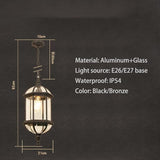 American Style Rural Light, Height Adjustable Led Waterproof Lighting Fixture,European Outdoor Ip54 Balcony | Lumora