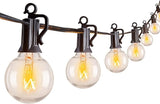 Outdoor String Light 55Feet G40 Globe Patio Lights with 52 Edison Glass Bulbs(2 Spare), Waterproof Connectable | Lumora