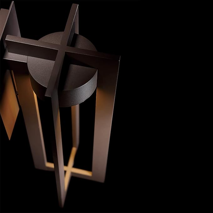 WAC Lighting dweLED, Chamber 25in LED Indoor and Outdoor Wall Light 3000K in Bronze