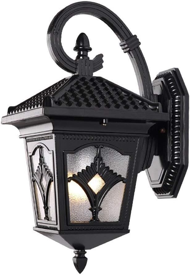 Outdoor Lamp Post Light Outdoor Glass Retro Traditional Edison Waterproof Wall Lamp Wall Fixture Vintage E27 Garden | Lumora