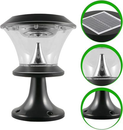Solar Lawn Light Outdoor Waterproof LED Landscape Lamp Solar Energy Pathway Light for Garden Patio Yard Round Design