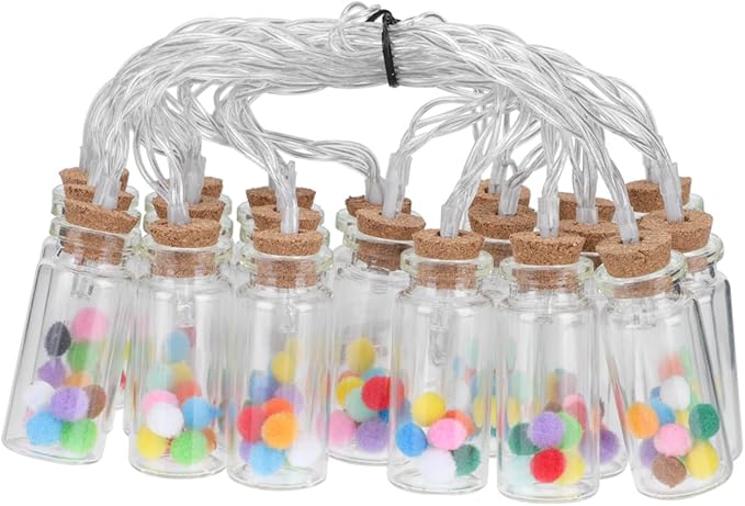 1pc Creative Wish Bottle String Light Led Colorful Decorative Lamp for Indoor and Outdoor Scene Decor Battery | Lumora