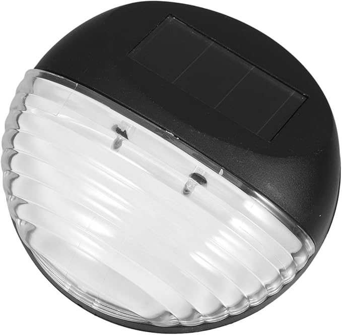 DOITOOL Solar Fence Lights Solar Step Lights Outdoor Stair Lighting Solar Wall Lights Waterproof Solar Garden Lights