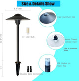 Low Voltage Pathway Lights,Cast Aluminum Landscape Lighting Path Light Garden Driveway Walkway Lighting 12-24V | Lumora