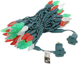 Novelty Lights 24FT 70 LED C6 Christmas String Lights, Outdoor Indoor Commercial Grade Tree Decorations | Lumora