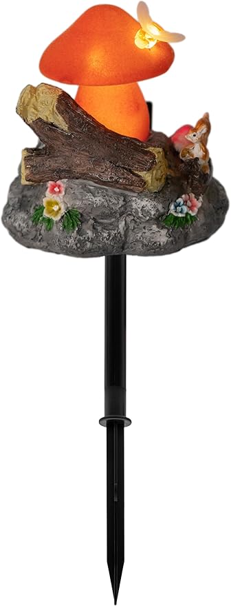 Solar Powered Garden Stake Lights Statues Outdoor, Birthday Gifts for Mom, Halloween Décor Waterproof Patio Balcony Yard Lawn Ornament