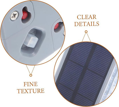 STOBAZA Solar Step Light Outdoor Sturdy Triangle Led Garden Pathway Lights