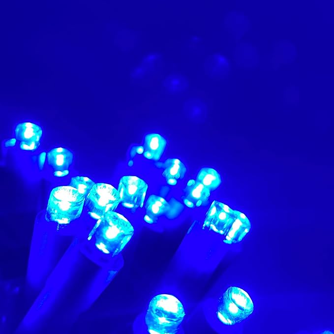 UL Listed 50 Count 5MM Wide Angle Led Christmas Lights Set,Outdoor Mini Led String Lights for Halloween Christmas | Lumora