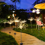 1 Pack Solar Firework Light, Waterproof Lawn Lamp Lights with 8 Lighting Modes,Holiday Decorations Lights Outdoor | Lumora