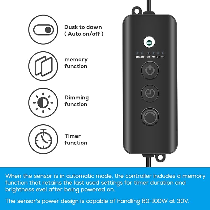ZYAN Landscape Spotlights Sensor Controller, Cannot be Used for Solar Landscape Spotlights
