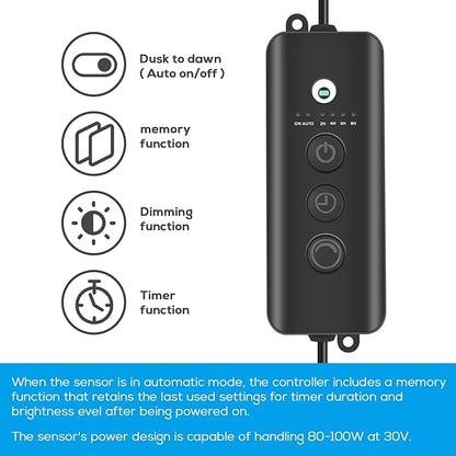 ZYAN Landscape Spotlights Sensor Controller, Cannot be Used for Solar Landscape Spotlights